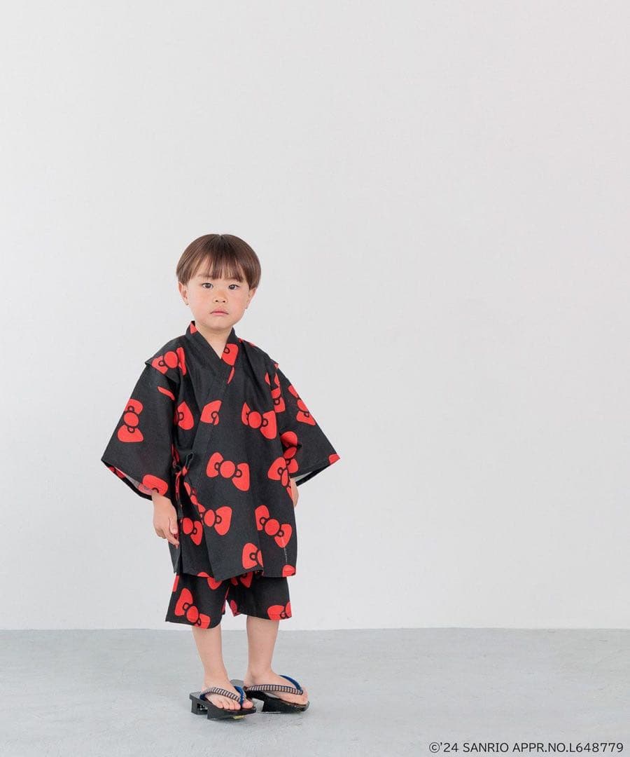 KITTY ローリーズファーム　コラボ　浴衣　大人子供セット