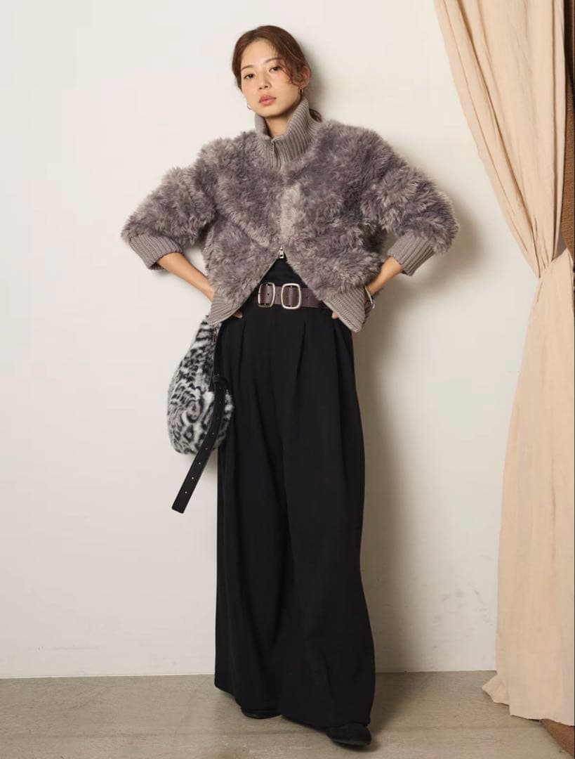 ESICA ハイネックボアブルゾン♡