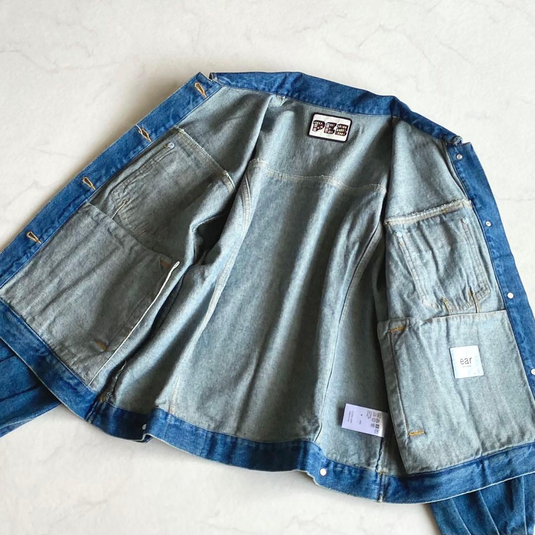 PEZ × ear PAPILLONNER ピンバッジデニムジャケット 25SS