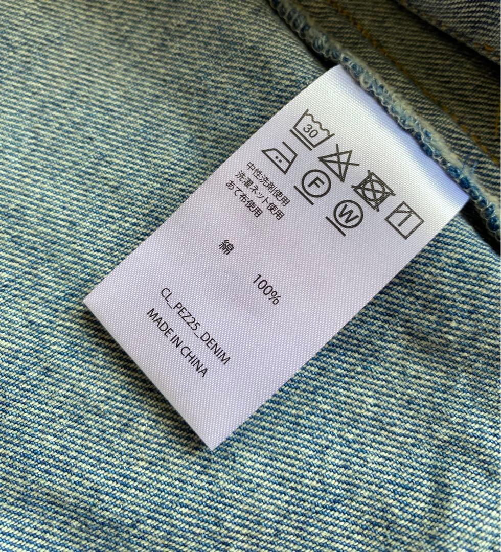 PEZ × ear PAPILLONNER ピンバッジデニムジャケット 25SS