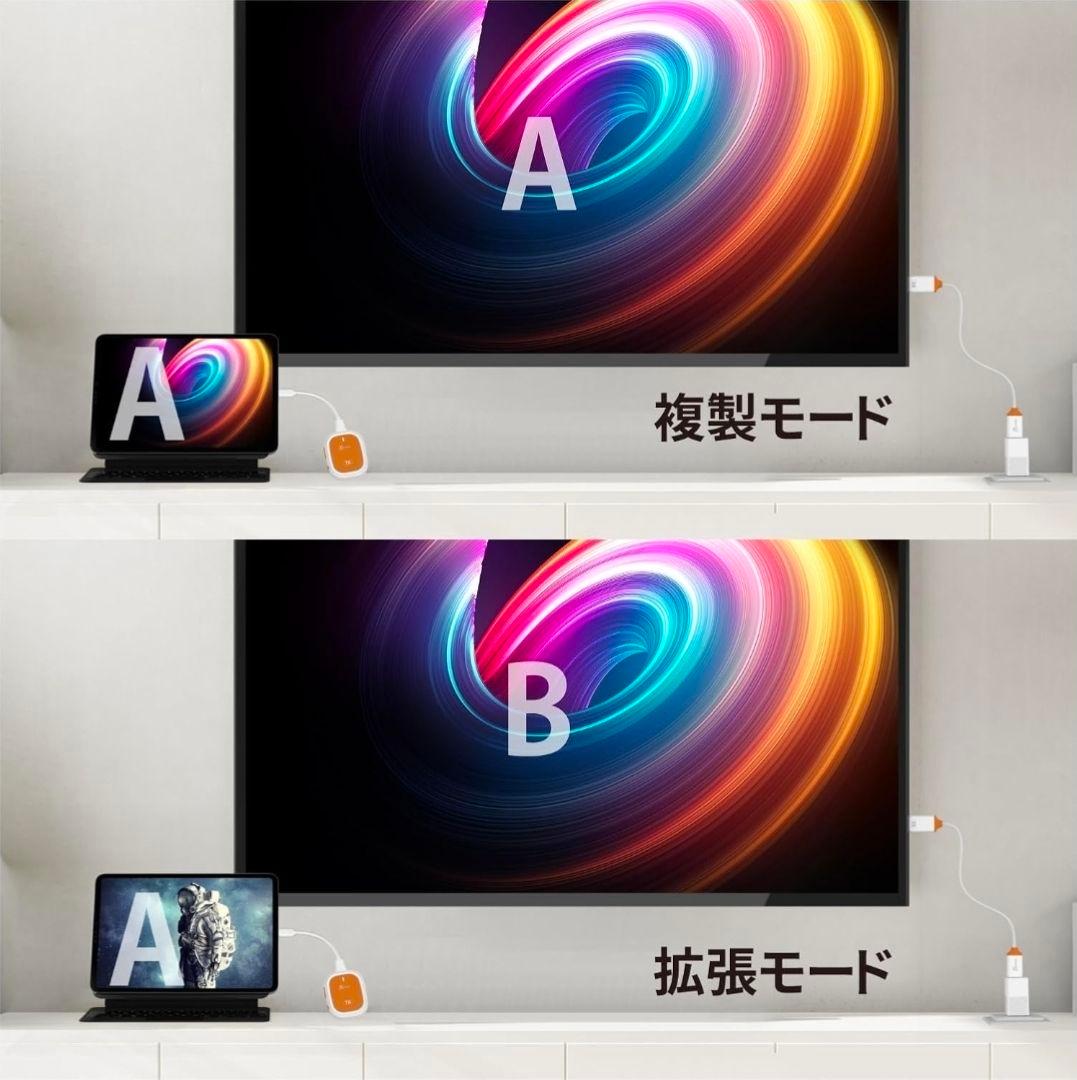 j5create ワイヤレス USB C to HDMI 送受信機セットHDCP