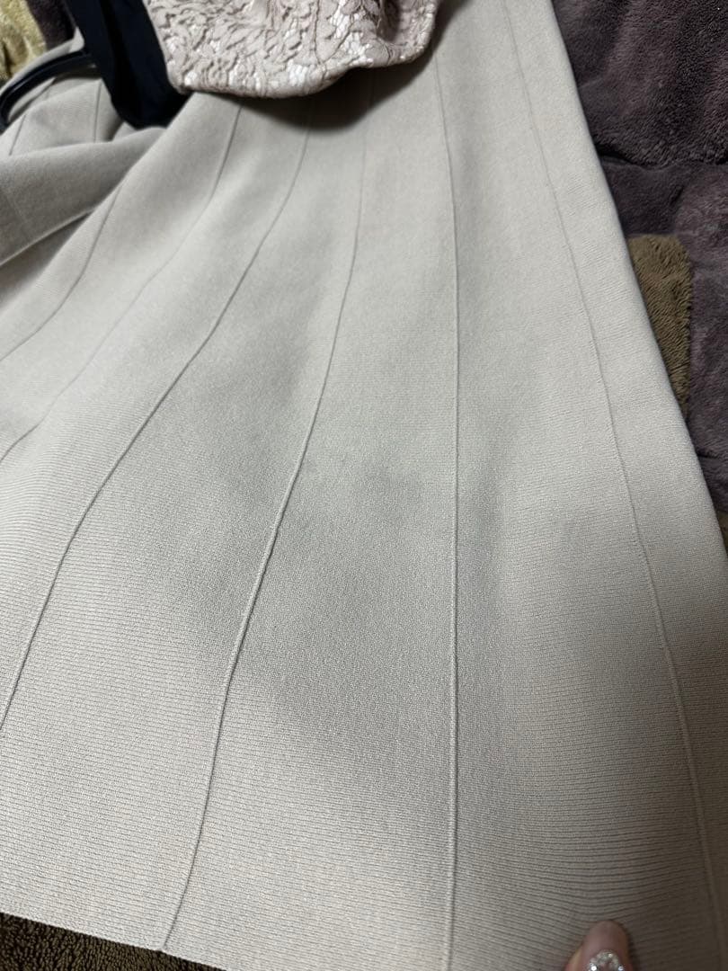 新品タグ付グレースレースレイヤードニットワンピース　ダイアグラム　グレースクラス