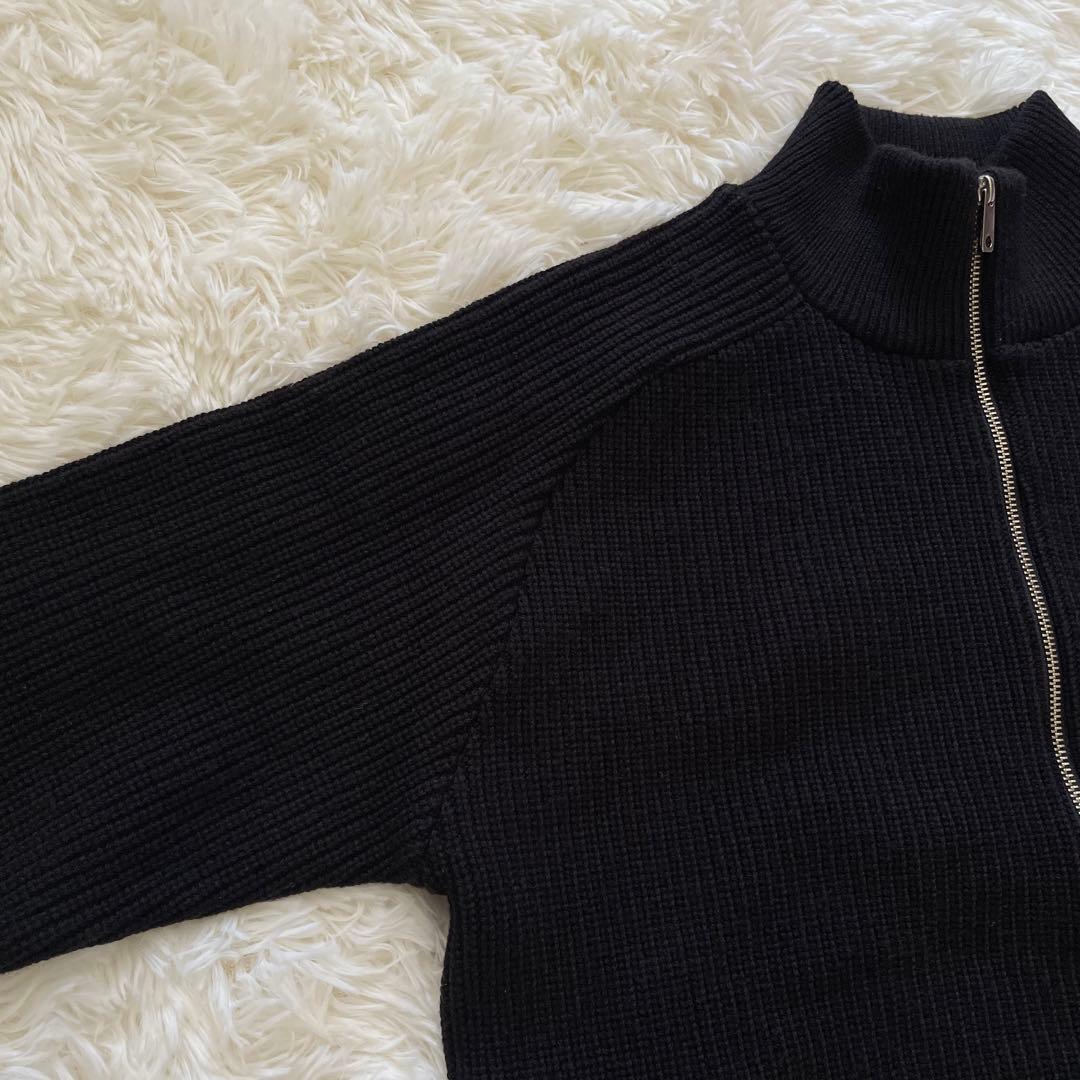 美品✨UNITED TOKYO ドライバーズニット　2 ブラック　肉厚　日本製