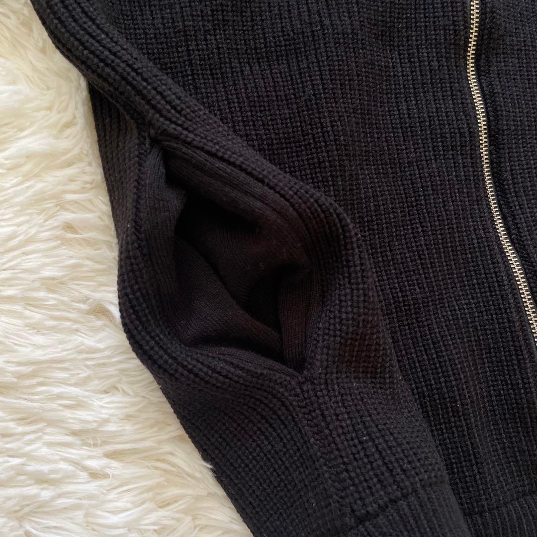 美品✨UNITED TOKYO ドライバーズニット　2 ブラック　肉厚　日本製