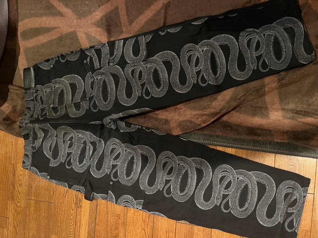 Supreme Hysteric Glamour スネーク ペインターパンツ