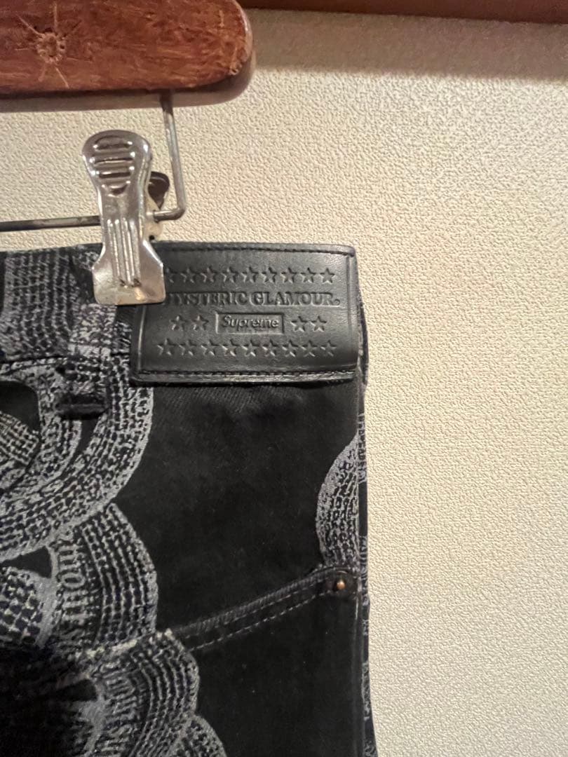 Supreme Hysteric Glamour スネーク ペインターパンツ