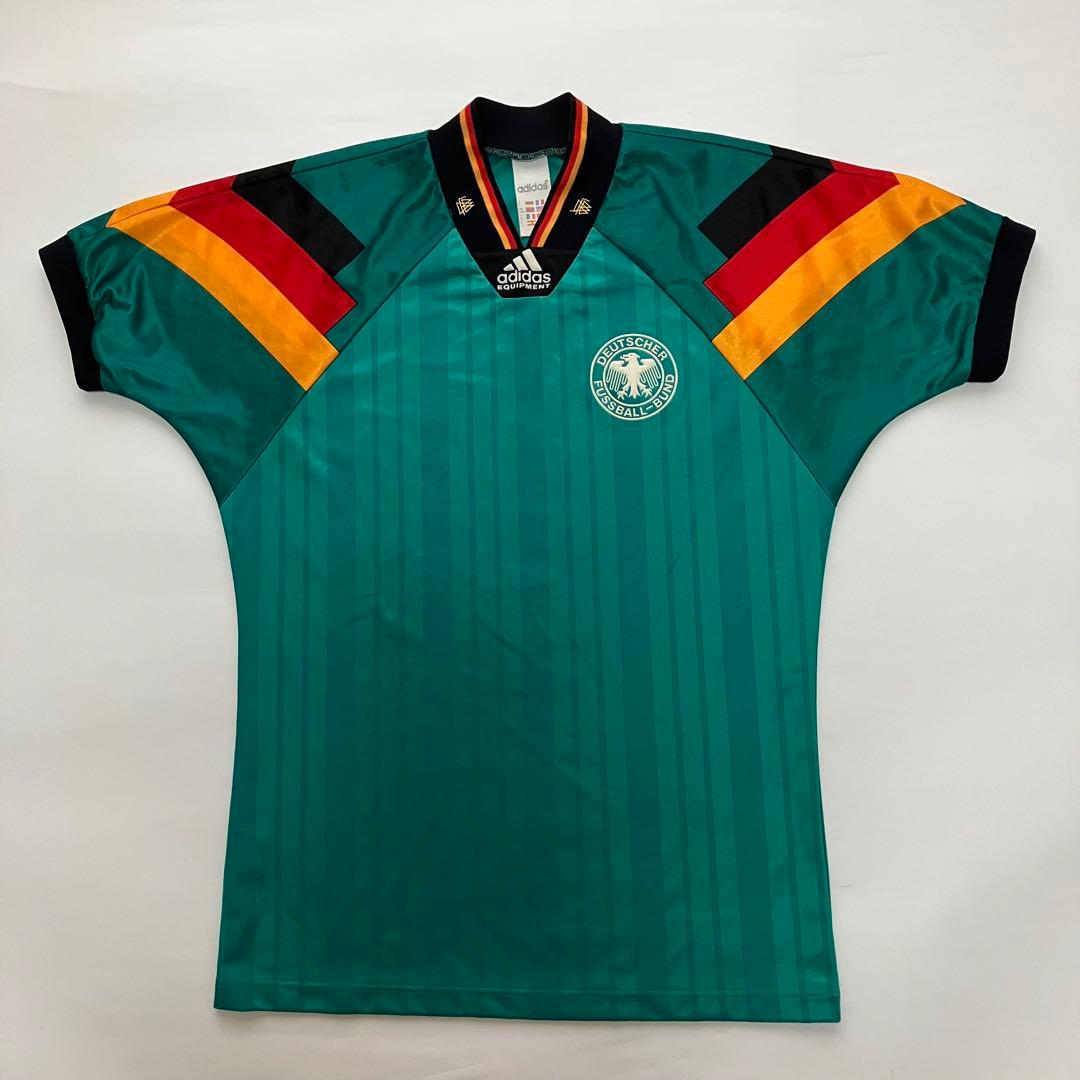 ドイツ代表 1992年 アウェイ ユニフォーム グリーン レトロ adidas
