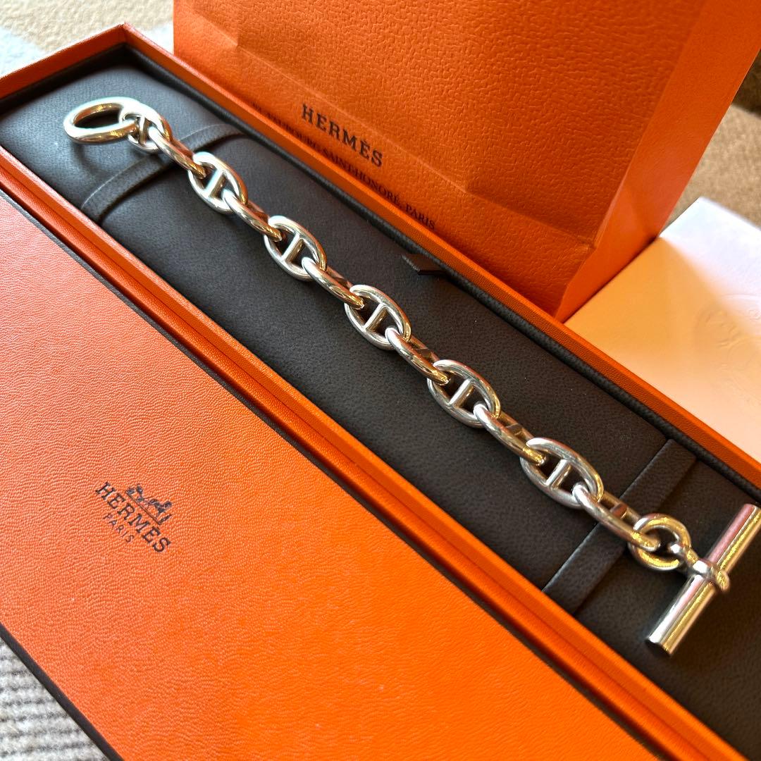 エルメスシェーヌダンクルブレスレットGM 12コマ