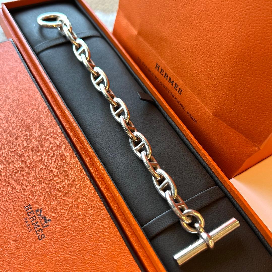 エルメスシェーヌダンクルブレスレットGM 12コマ