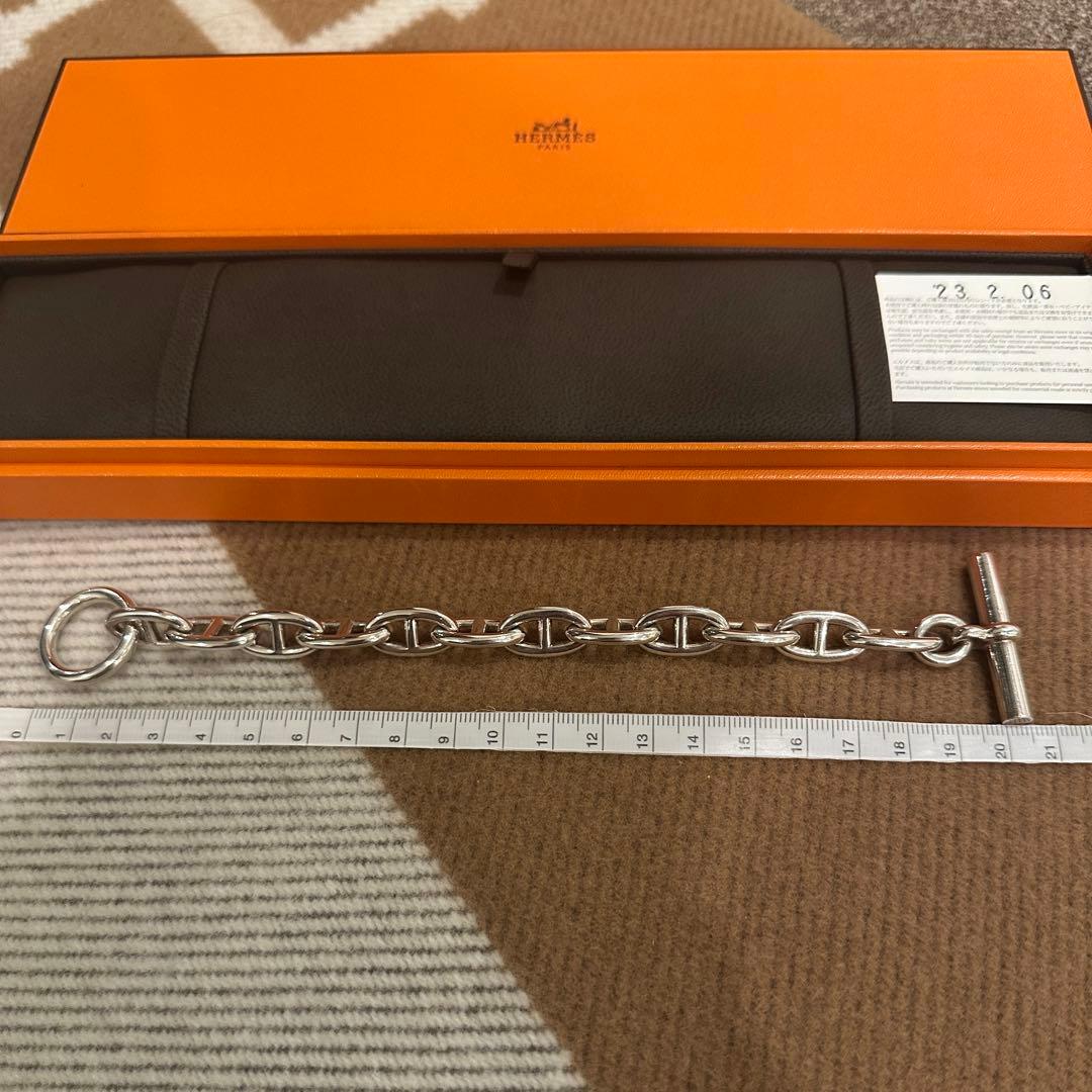 エルメスシェーヌダンクルブレスレットGM 12コマ