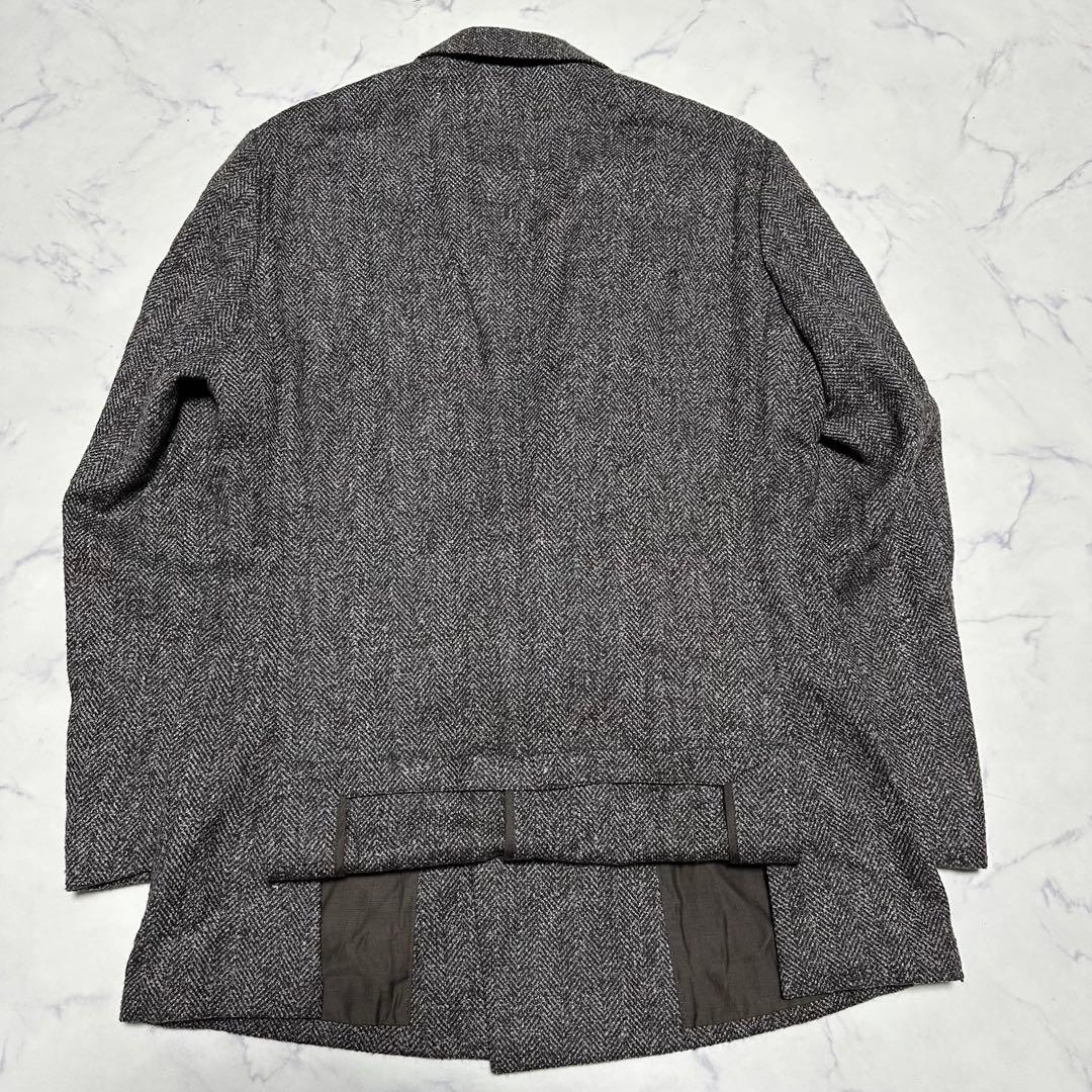 未使用級美品　ユナイテッドアローズ　ダブルテーラードジャケット　ブラウン系　46