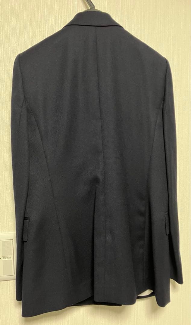 ANAYI ネイビー ウールオックス ダブルジャケット　ダブルブレスト ブレザー