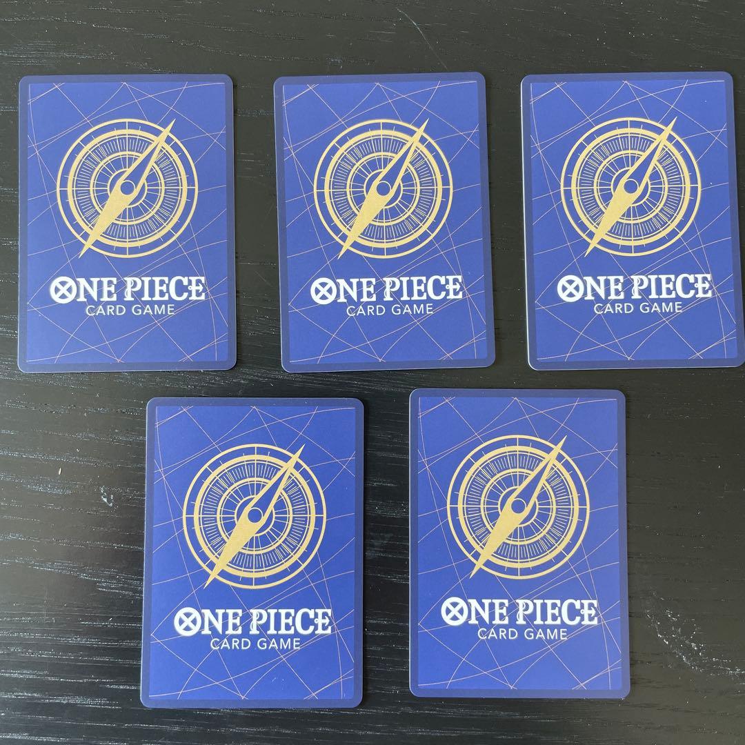 ジ*ン様 ワンピース カード　赤箔　五老星　レッドパラレル　ゴッドパック