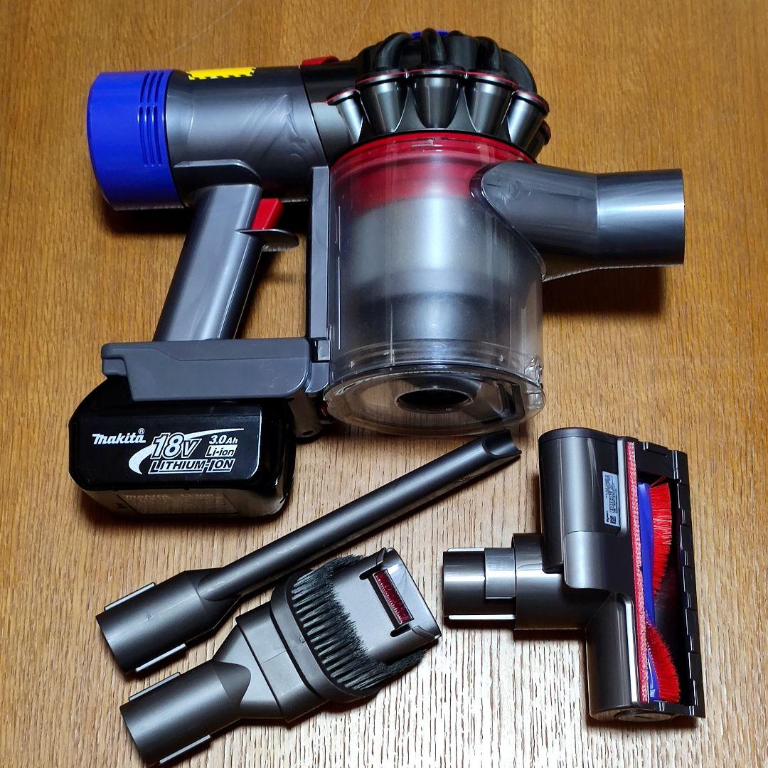 ダイソンV8 SV10 ＋マキタ18vアダプターセット 分解清掃済み 動作品
