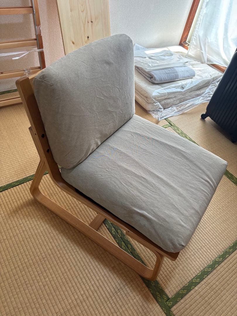 無印良品　リビングでもダイニングでも　ソファ　椅子