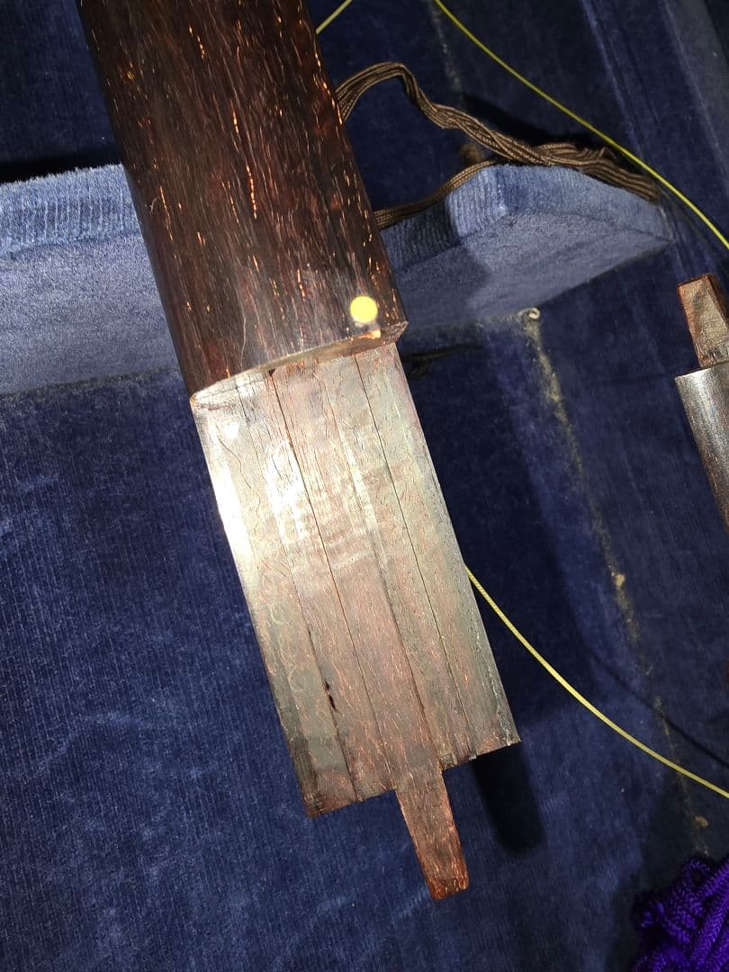 すぐ弾けます！紅木の三味線　おまけケース付き　メンテナンス品