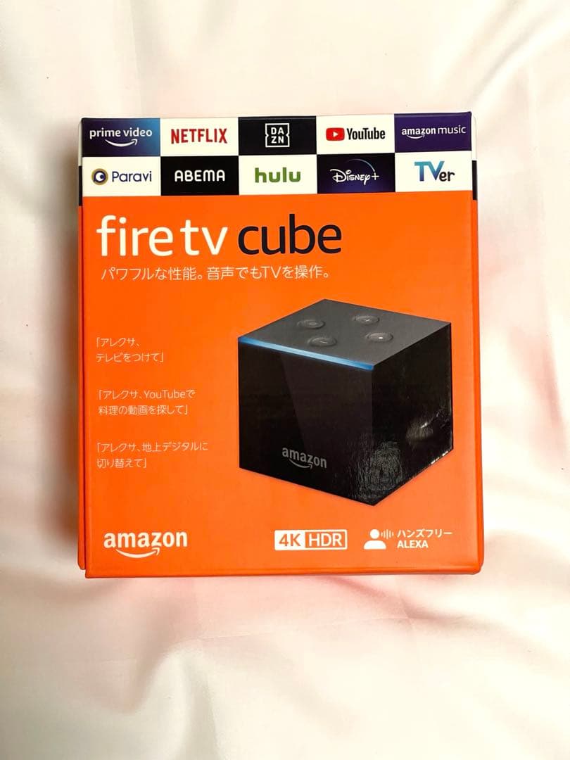 Fire TV Cube 4K HDR Alexa対応