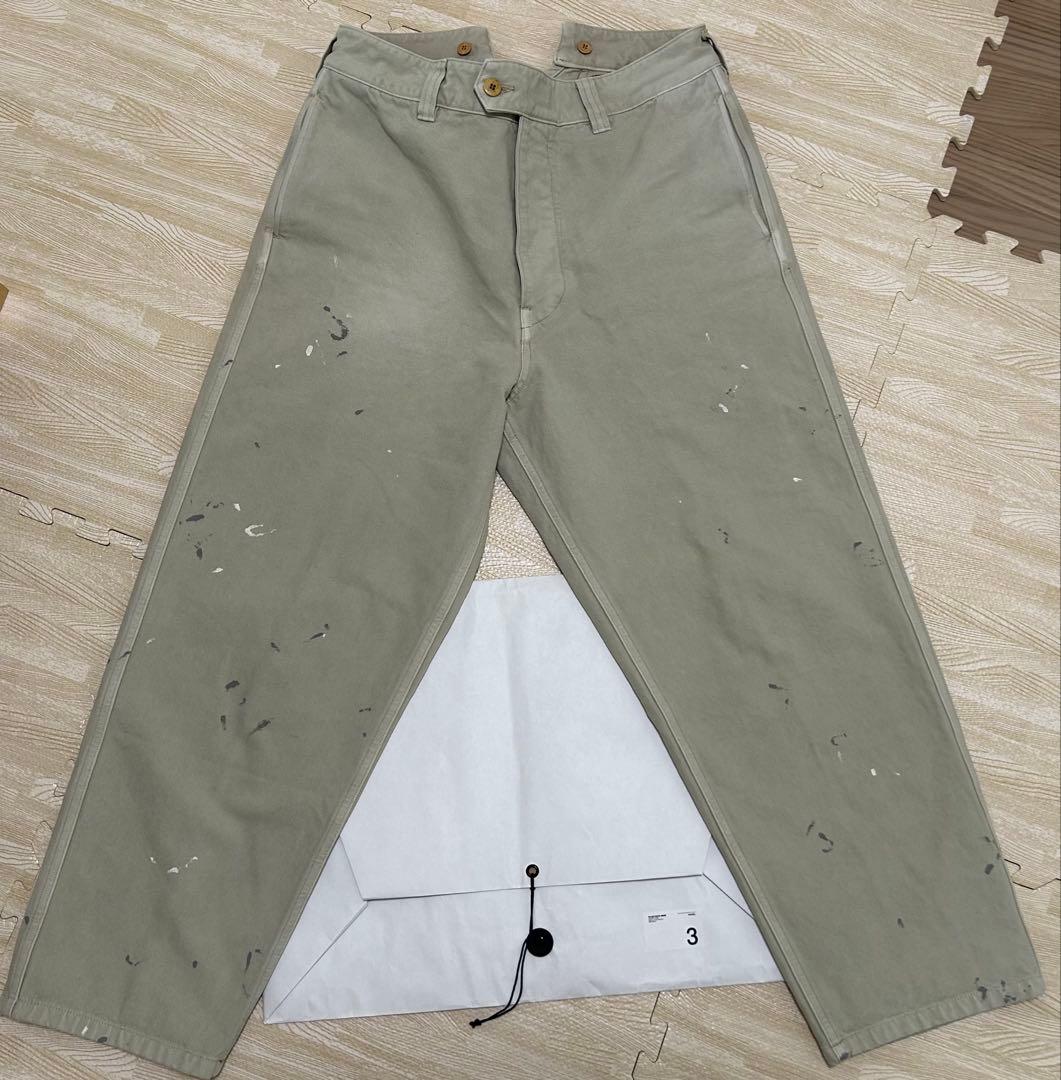 visvim 26ss TILLER PANTS DMGD ivory 3番 L