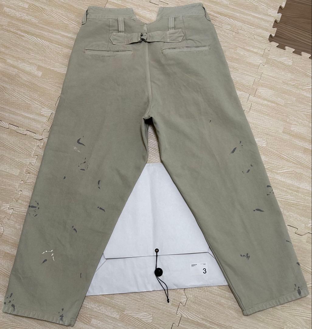 visvim 26ss TILLER PANTS DMGD ivory 3番 L