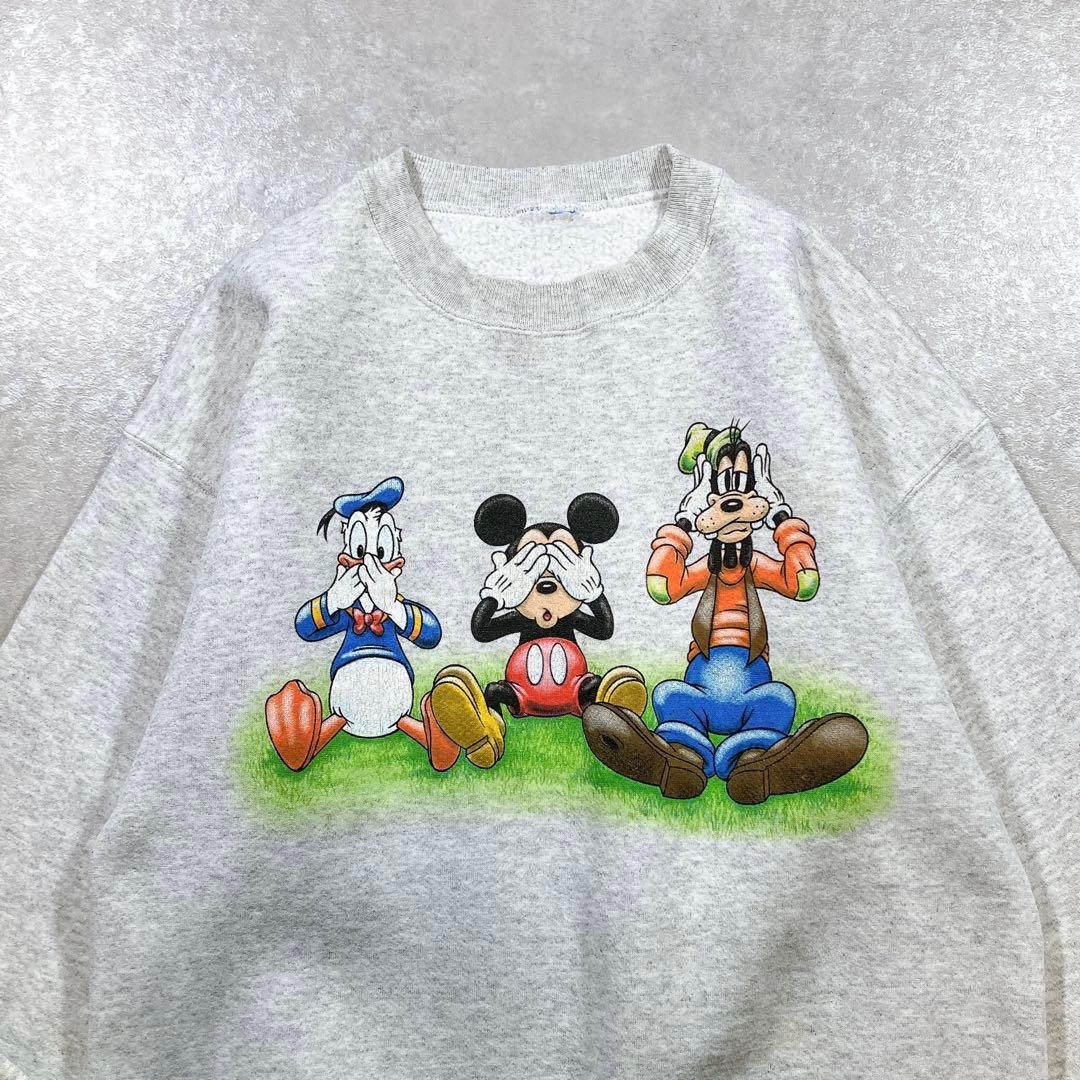 【激レア】90s Disney 見ざる言わざる聞かざる スウェット ヴィンテージ