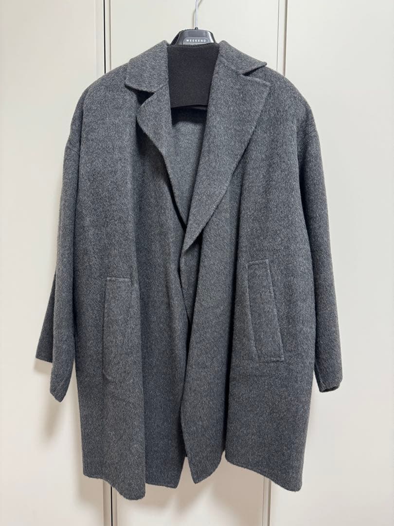 WEEKEND MaxMara グレーウールコート