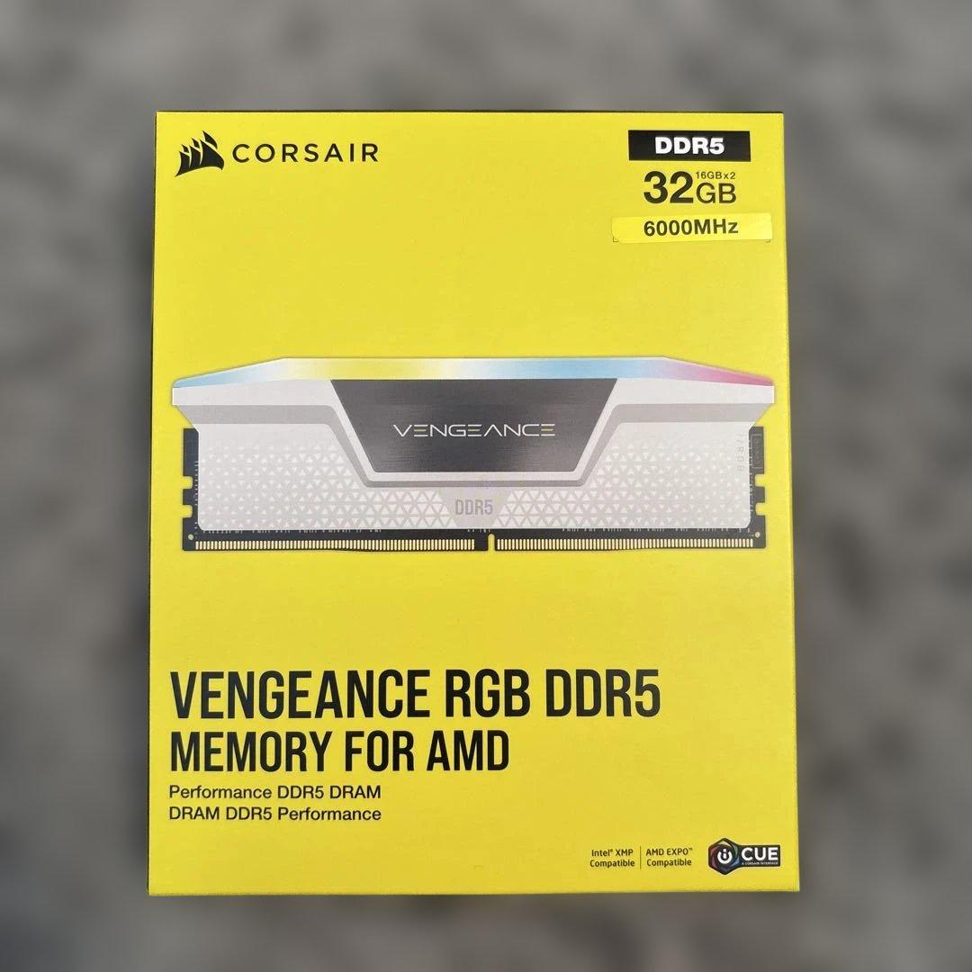 メモリー CORSAIR VENGEANCE RGB DDR5-6000 16GB