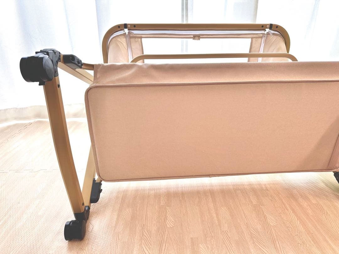 ベビーベッド HZDMJ ベージュ カーキ 新生児 揺りかご 添い寝