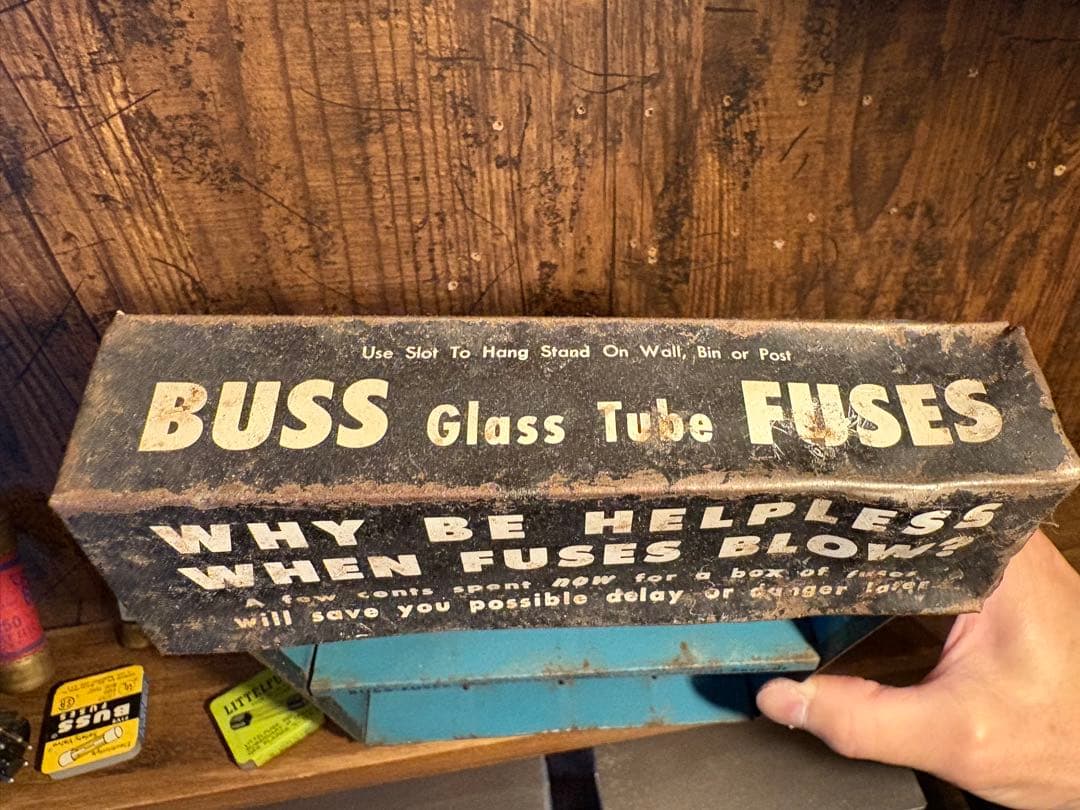 希少！アンティーク　ディスプレイ　スタンド　& ヴィンテージヒューズセット