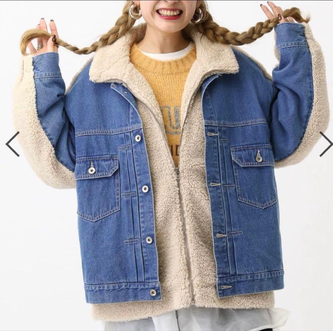 LEPSIM デニムボアドッキングジャケット