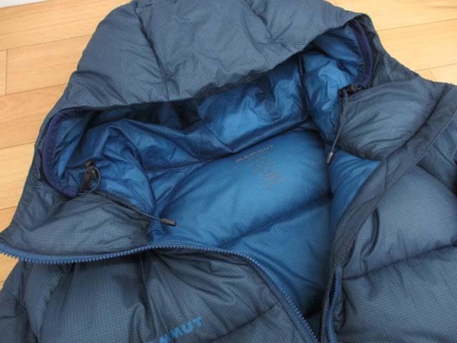 美品 マムート MAMMUT メロン イン フーデッド ダウンジャケット XL