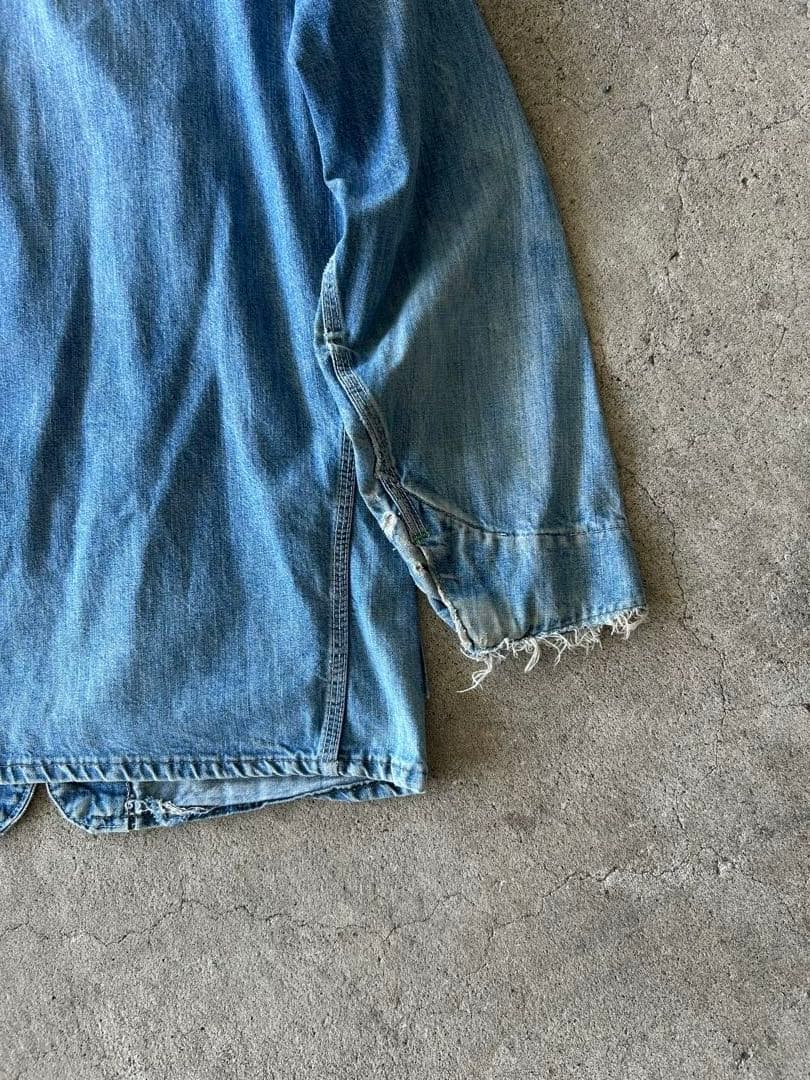 【vintage】 60~70s Oshkosh デニムカバーオール ボロ