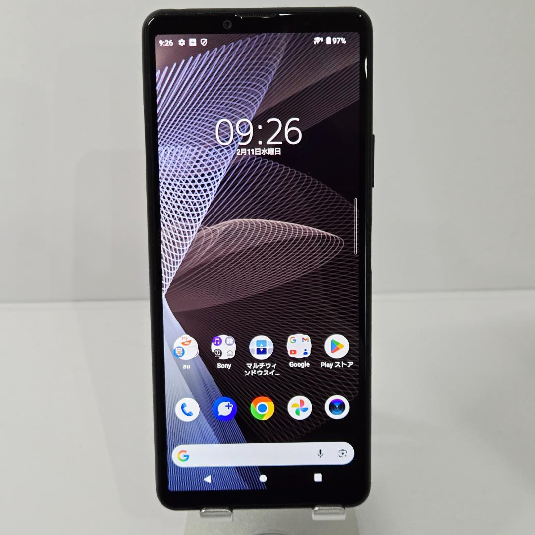 09 Xperia 10 ⅲ ブラック SIMフリー