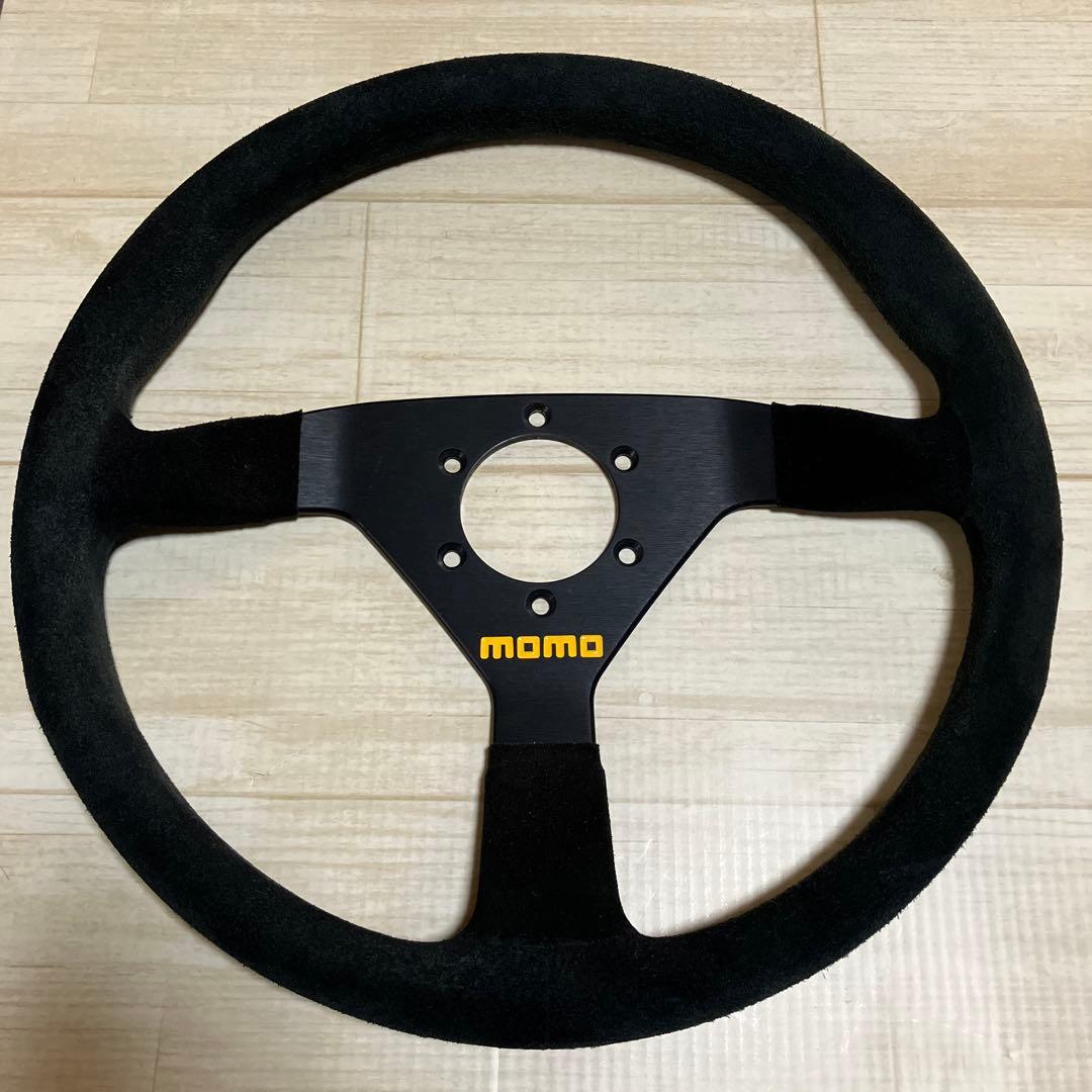 MOMO ステアリング MOD.78 350mm スエード+メンテナンスセット