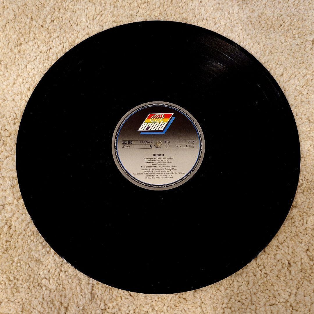 【希少】LPレコード Gotthard／Gotthard（赤ジャケット）