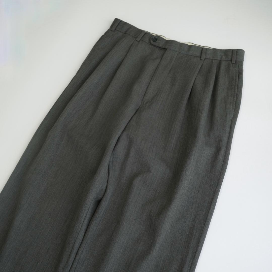 BROOKS BROTHERS ツータックスラックス　グレー 34R