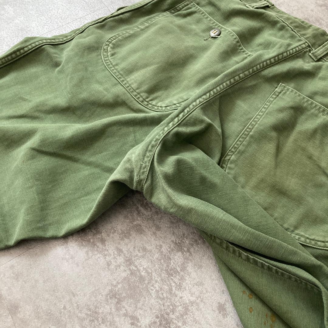60s スウェーデン軍 実物 ユーティリティパンツ ベイカーパンツ