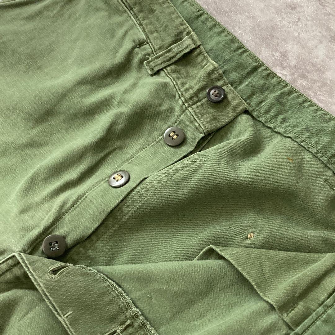 60s スウェーデン軍 実物 ユーティリティパンツ ベイカーパンツ