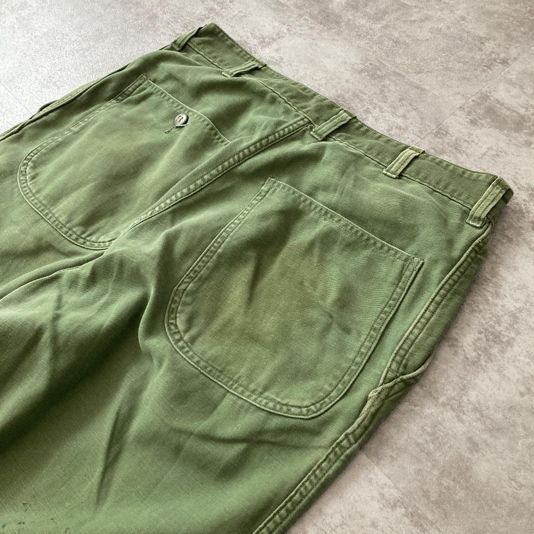 60s スウェーデン軍 実物 ユーティリティパンツ ベイカーパンツ