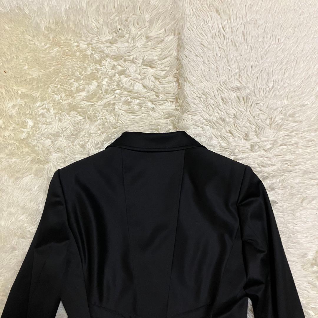 未使用　グッチ　ギャザー　デザイン　テーラード　ジャケット　ブラック