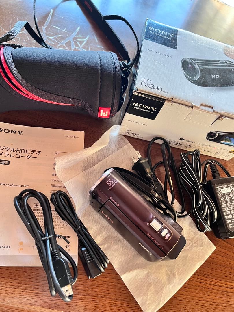 ビデオカメラ SONY Handycam HDR-CX390
