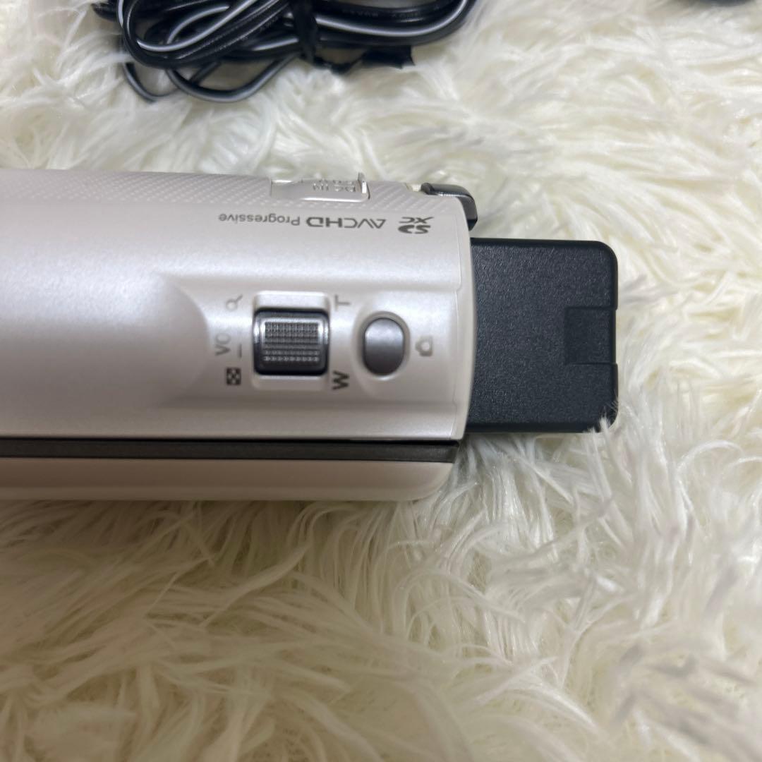 【美品】Panasonic HC-V360MS ホワイト ビデオカメラ