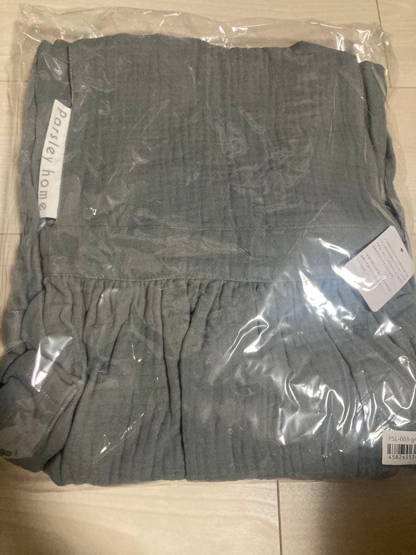 pasley 辻希美 コットンガーゼエプロン　グレー