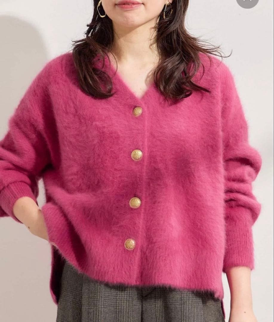 今期✨ジャーナルスタンダードレサージュL'essageFOXカシミアカーディガン