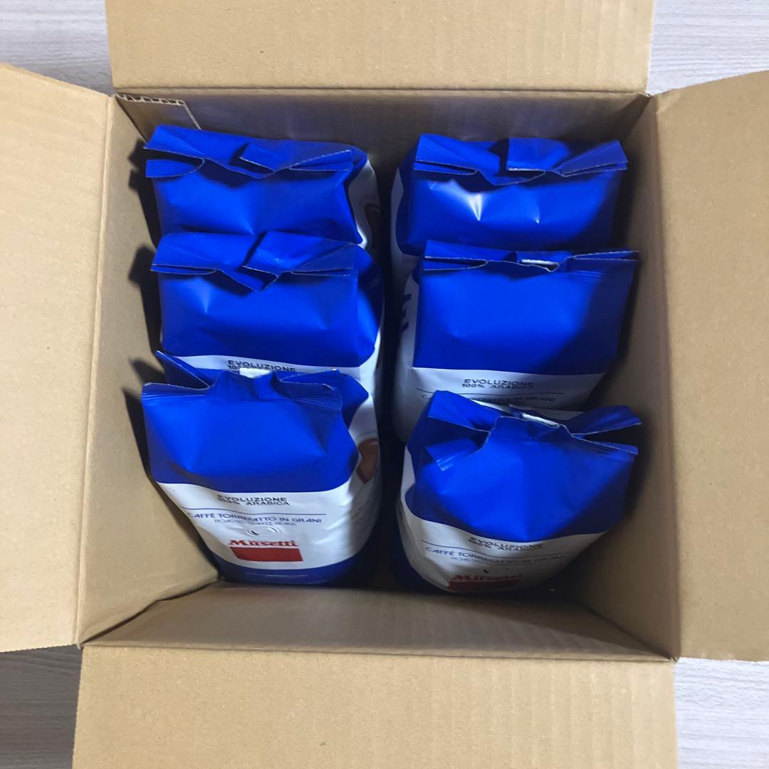 Musetti 100%アラビカ コーヒー豆 500g 6袋入り