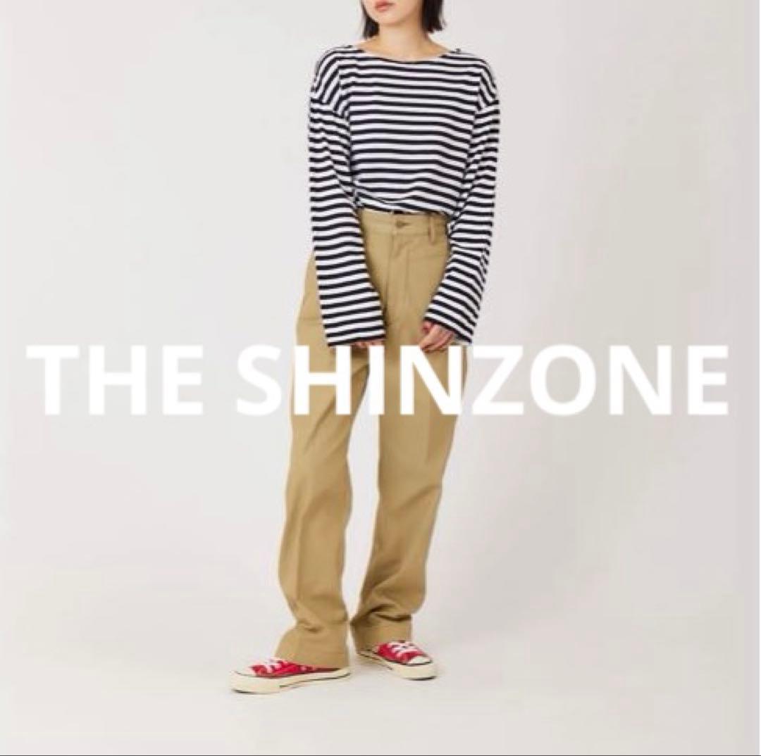 【美品】シンゾーン WASHED HIGH WAIST CHINO定番品 P0