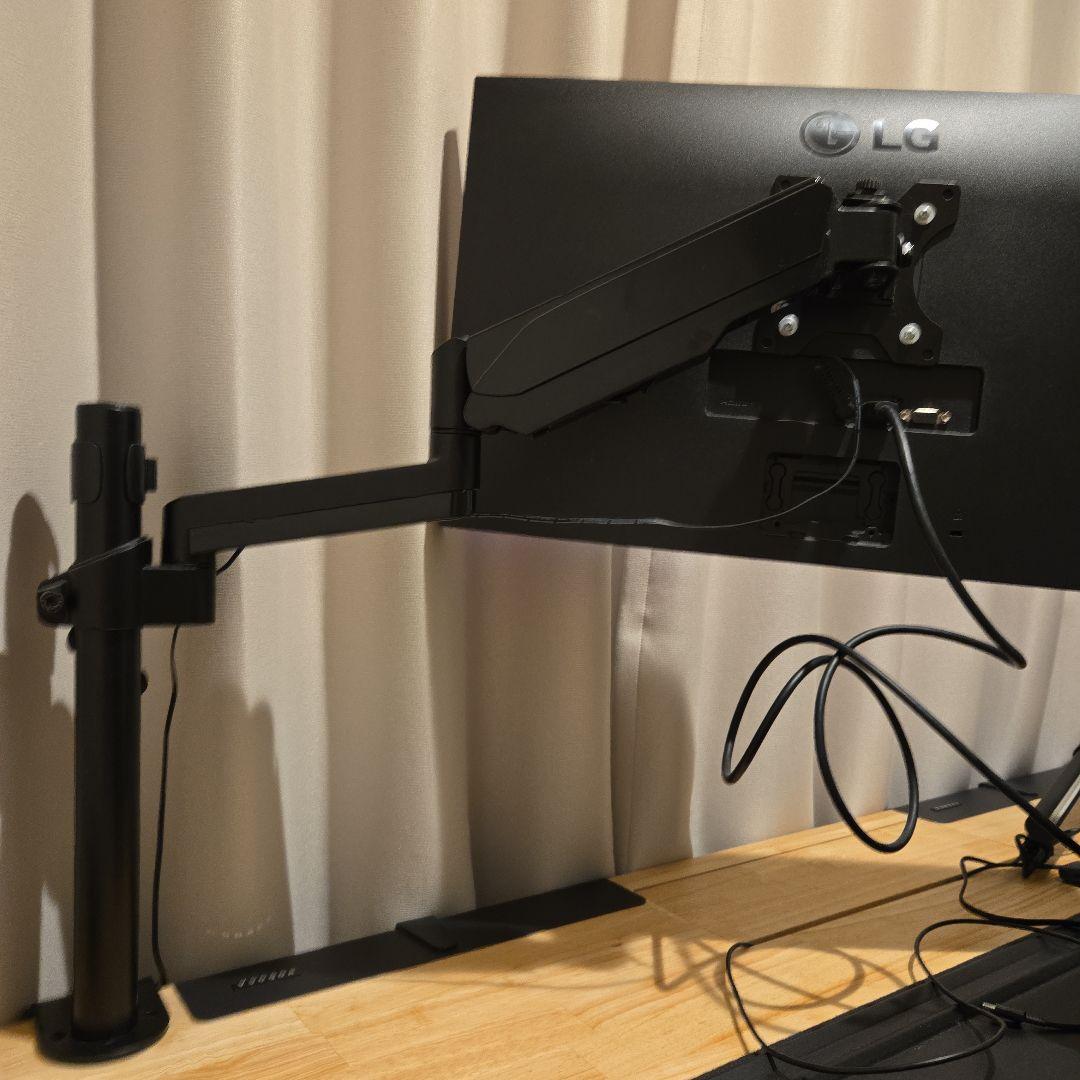 LG 23.8型液晶ディスプレイ 22MP400 モニターアーム付き