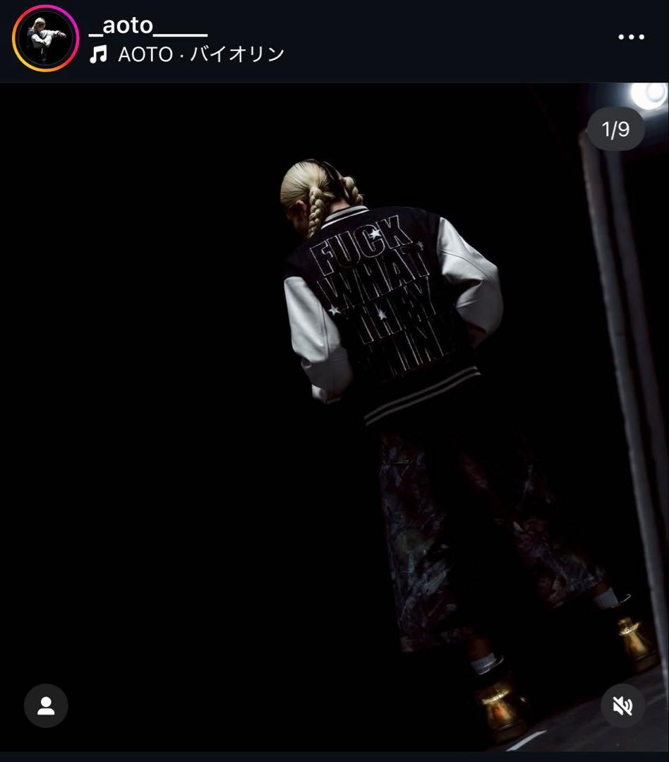 Ｍ*様 woke edge varsity jacket aoto着用