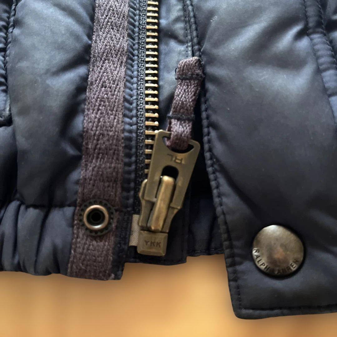 【最終値下げ】ポロ　バイ　ラルフ・ローレン ネイビー ダウンベスト