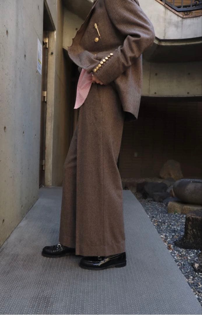 パンツ MASU INITIAL WIDE TROUSERS 46