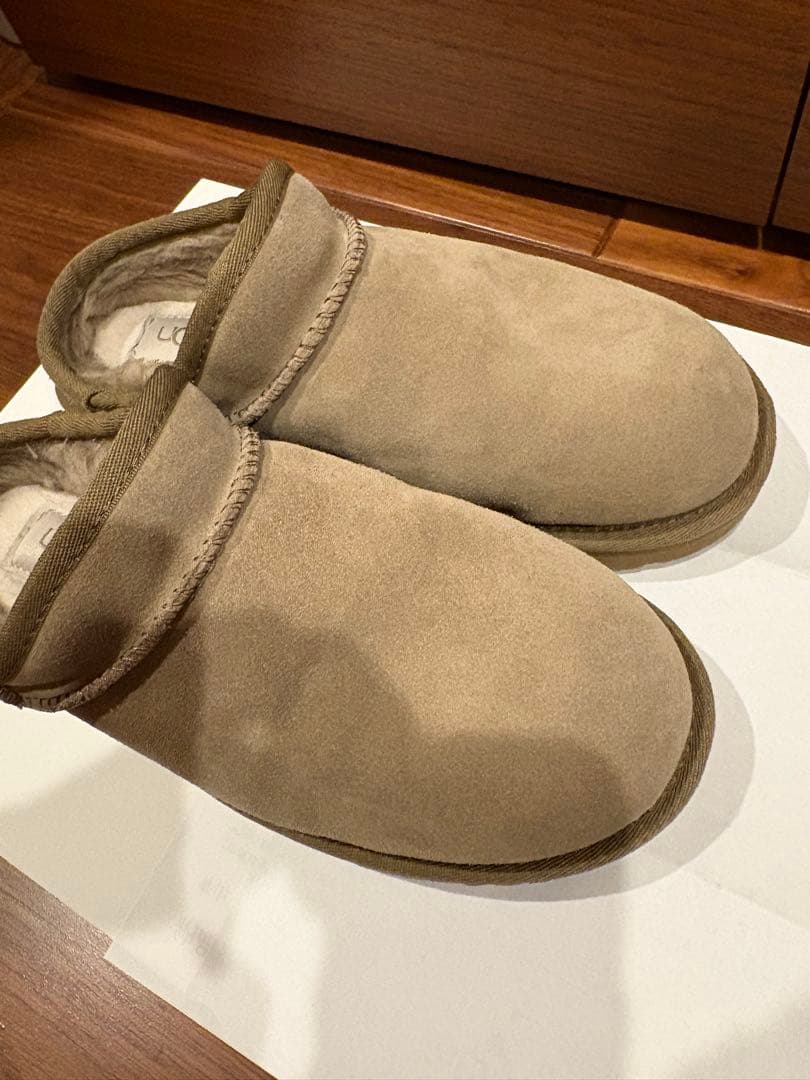 FRAMeWORK × UGG クラシックスリッパ　 アグ　ベージュ　 24cm